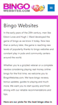 Mobile Screenshot of bingowebsites.com